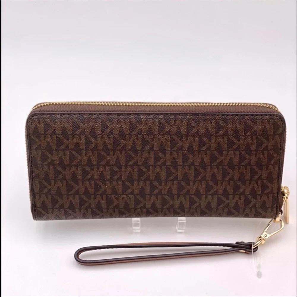 Michael Kors Large Continental Wallet Brown - Picture 5 of 9